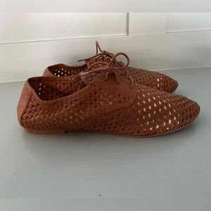 Sezane braided oxfords.